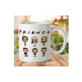 Art Hediye Friend Karakterler İki Tarafı Baskılı Kupa Bardak