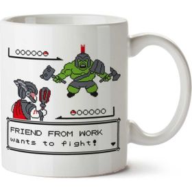 Art Hediye Friendly Foe İki Tarafı Baskılı Kupa Bardak