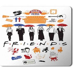 Art Hediye Friends Central Perk 3 Baskılı 23x19 cm Mouse Pad