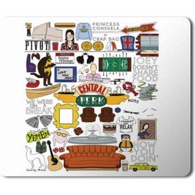 Art Hediye Friends Central Perk Baskılı 23x19 cm Mouse Pad
