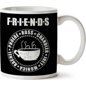 Art Hediye Friends Central Perk Coffee İki Tarafı Baskılı Kupa Bardak