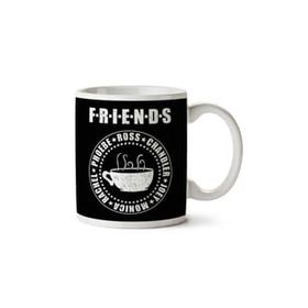 Art Hediye Friends Central Perk Coffee İki Tarafı Baskılı Kupa Bardak