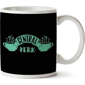 Art Hediye Friends Central Perk Logo Green iki Tarafı Baskılı Kupa Bardak