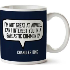 Art Hediye Friends Chandler Bing Quote İki Tarafı Baskılı Kupa Bardak
