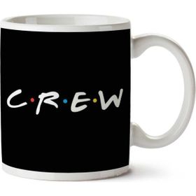 Art Hediye Friends Crew İki Tarafı Baskılı Kupa Bardak