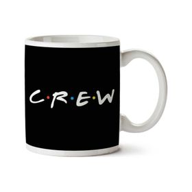 Art Hediye Friends Crew İki Tarafı Baskılı Kupa Bardak