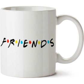 Art Hediye Friends Dizi İki Tarafı Baskılı Kupa Bardak