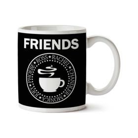 Art Hediye Friends Ramones Logo Iki Tarafı Baskılı Kupa Bardak
