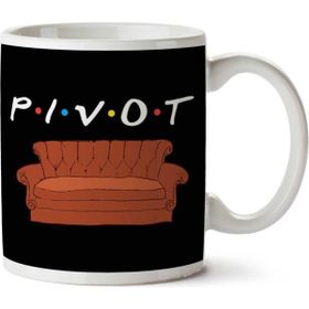Art Hediye Friends Ross Pivot Iki Tarafı Baskılı Kupa Bardak