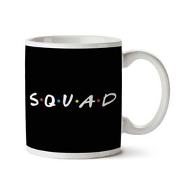 Art Hediye Friends Squad İki Tarafı Baskılı Kupa Bardak