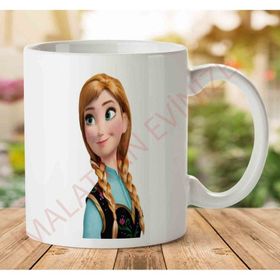 Art Hediye Frozen-Free-PNG-Image İki Tarafı Baskılı Kupa Bardak