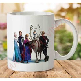 Art Hediye Frozen-PNG-HD İki Tarafı Baskılı Kupa Bardak