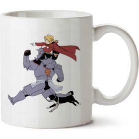 Art Hediye Fullmetal Alchemist 2 İki Tarafı Baskılı Beyaz Kupa