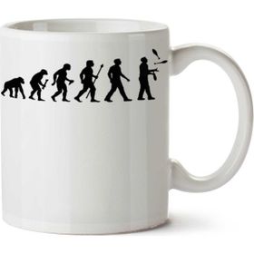 Art Hediye Funny Juggling Evolution Shirt İki Tarafı Baskılı Kupa Bardak