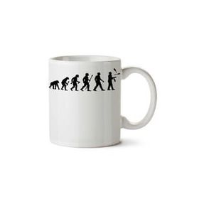 Art Hediye Funny Juggling Evolution Shirt İki Tarafı Baskılı Kupa Bardak