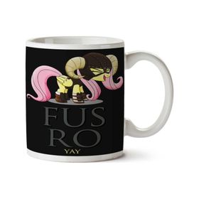 Art Hediye Fus Ro Yay (My Little Pony Friendship Is Magic) İki Tarafı Baskılı Kupa Bardak