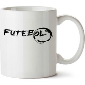 Art Hediye Futbol Topu U İki Tarafı Baskılı Kupa Bardak