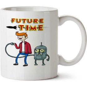 Art Hediye Future Time İki Tarafı Baskılı Kupa Bardak