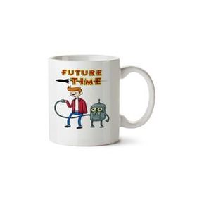 Art Hediye Future Time İki Tarafı Baskılı Kupa Bardak