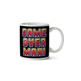 Art Hediye Game Over Man Aliens Quoteİki Tarafı Baskılı Kupa Bardak
