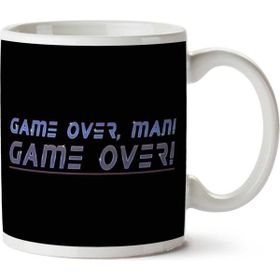 Art Hediye Game Over Man Bill Paxton Aliens İki Tarafı Baskılı Kupa Bardak