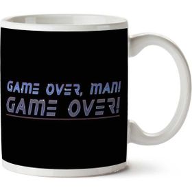 Art Hediye Game Over Man Bill Paxton Aliens İki Tarafı Baskılı Kupa Bardak