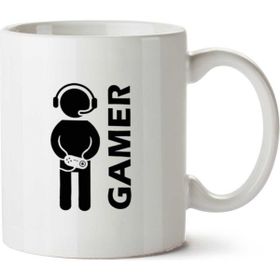 Art Hediye Gamer Erkek İki Tarafı Baskılı Kupa