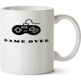 Art Hediye Gamer Game Over İki Tarafı Baskılı Kupa