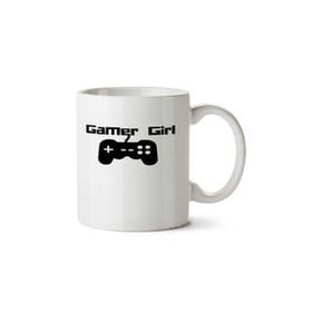 Art Hediye Gamer Girl Oyun İki Tarafı Baskılı Kupa