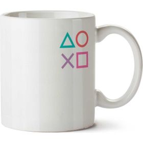Art Hediye Gamer Minimalista İki Tarafı Baskılı Kupa
