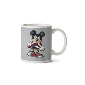 Art Hediye Gangsta Mickey Mouse İki Tarafı Baskılı Kupa Bardak