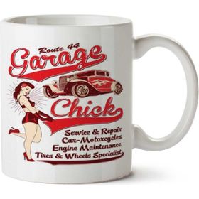 Art Hediye Garage Araba Garaj İki Tarafı Baskılı Kupa