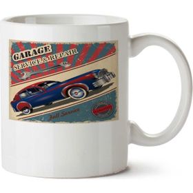 Art Hediye Garage Sr İki Tarafı Baskılı Kupa
