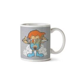 Art Hediye Garfield Thundercats Mashup01 İki Tarafı Baskılı Kupa Bardak