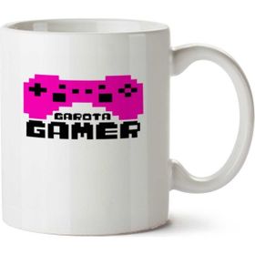 Art Hediye Garota Gamer İki Tarafı Baskılı Kupa