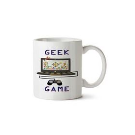 Art Hediye Geek Game Pc İki Tarafı Baskılı Beyaz Kupa