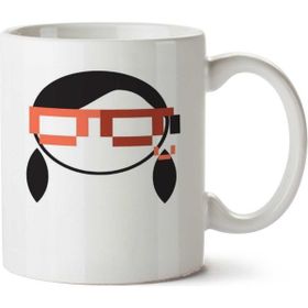 Art Hediye Geek Girl Gözlük İki Tarafı Baskılı Kupa