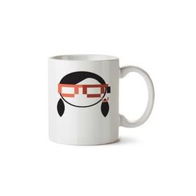 Art Hediye Geek Girl Gözlük İki Tarafı Baskılı Kupa