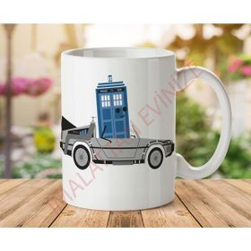 Art Hediye geleceğe dönüşş dr who 01 İki Tarafı Baskılı Kupa Bardak