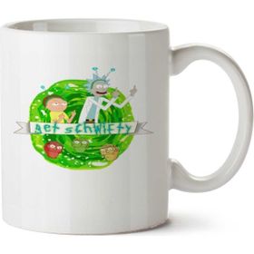 Art Hediye Get Schwifty Rick 01 İki Tarafı Baskılı Kupa Bardak