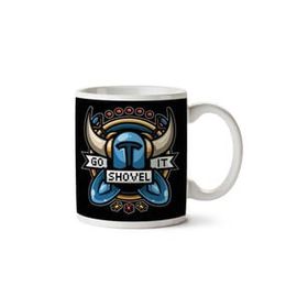 Art Hediye Go Shovel It Shovel Knight İki Tarafı Baskılı Kupa Bardak