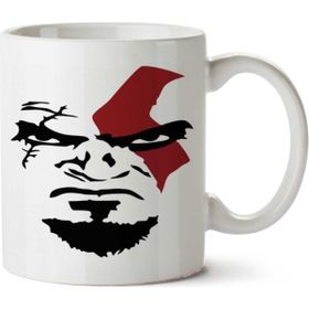 Art Hediye God of War 77 İki Tarafı Baskılı Beyaz Kupa