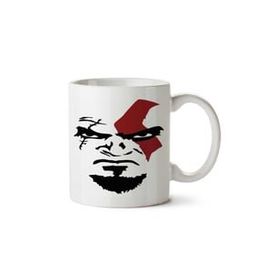 Art Hediye God of War 77 İki Tarafı Baskılı Beyaz Kupa