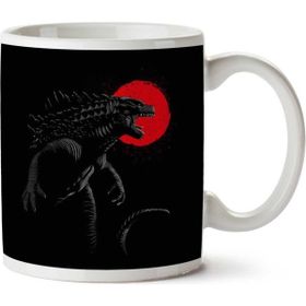 Art Hediye Godzilla Destroy İki Tarafı Baskılı Kupa Bardak