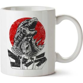 Art Hediye Godzilla The King Will Rise İki Tarafı Baskılı Kupa Bardak