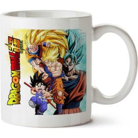 Art Hediye Goku Blue 00 İki Tarafı Baskılı Kupa Bardak