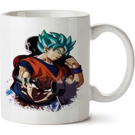 Art Hediye Goku E Jirenuniverse Tournament İki Tarafı Baskılı Beyaz Kupa