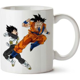 Art Hediye Goku Vegeta Dragonn Ball Dokkan Battle Trunks İki Tarafı Baskılı Kupa Bardak