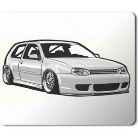 Art Hediye Golf Mk4 Baskılı 23x19 cm Mouse Pad