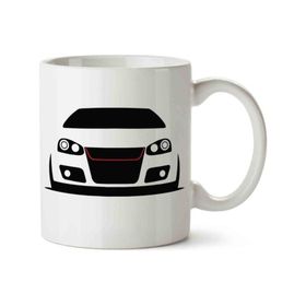 Art Hediye Golf Mk7 R7 İki Tarafı Baskılı Kupa Bardak